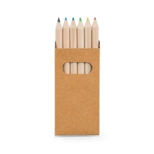 Caixa com 6 lápis de cor Personalizado-91750