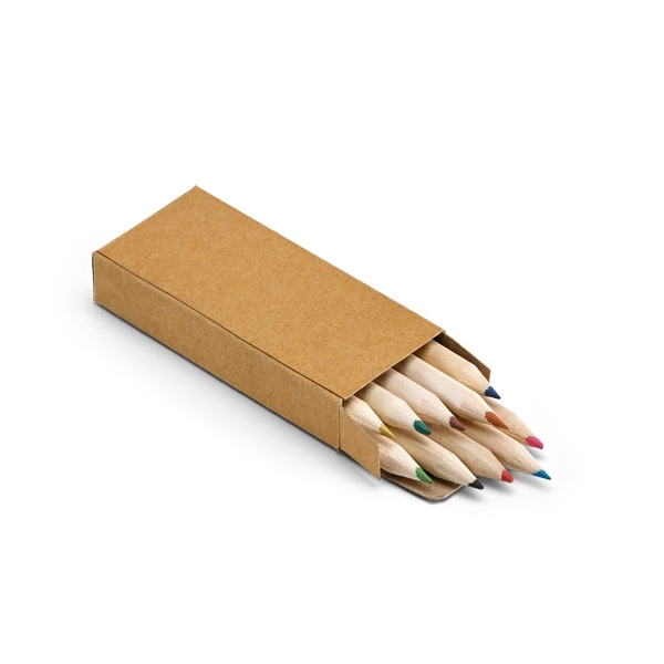 Caixa com 10 lápis de cor Personalizado
