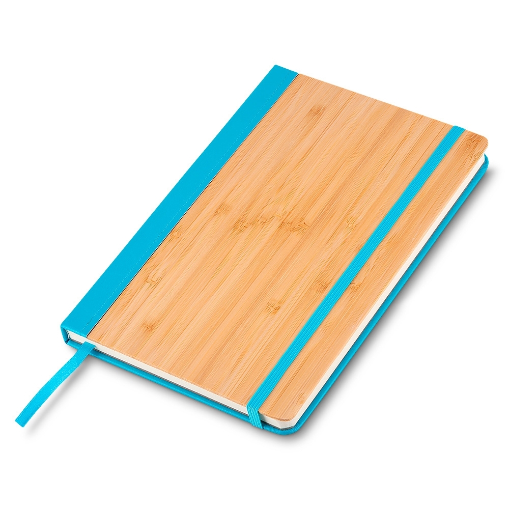 Caderno com capa de bambu