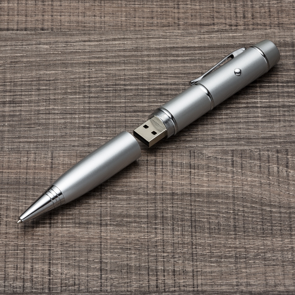 Caneta Pen Drive 4GB e Laser Personalizado 