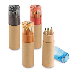 Caixa com 6 lápis de cor Personalizado-91751
