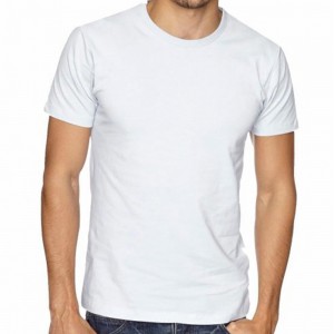 Camiseta Branca Gola Careca Personalizada-PBCAM